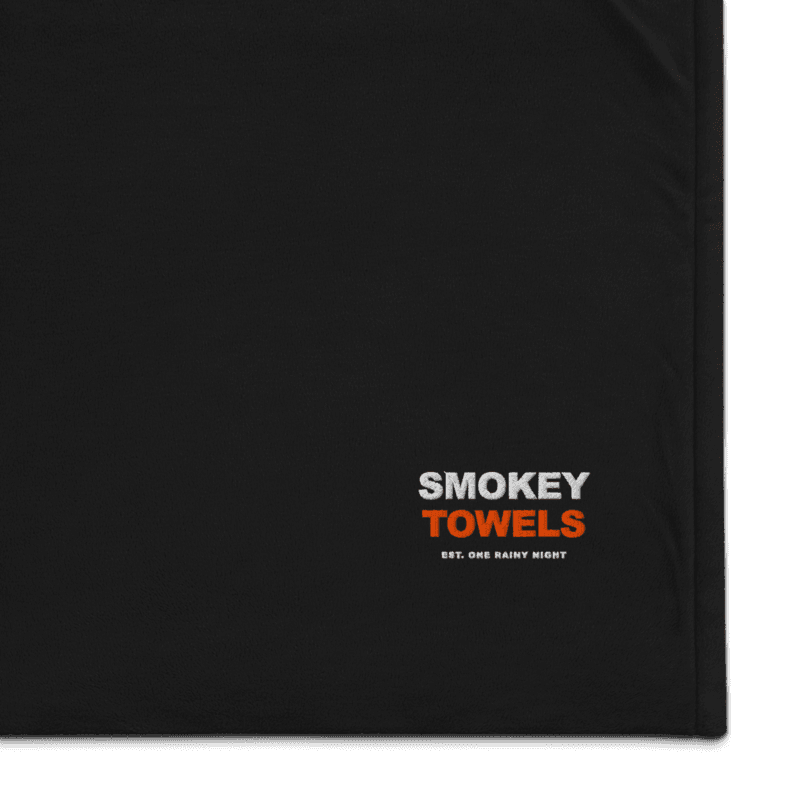 Smokey Towels Sherpa Blanket